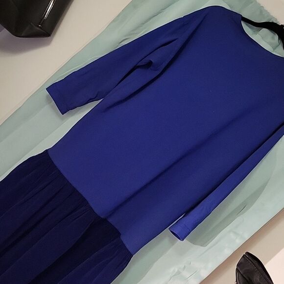 JOHNNY WAS gorgeous royal blue dress - Picture 9 of 13